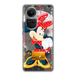 Чохол Disney Mouse Oppo Reno 10 (PREMIUMPrint) (Minni з бантіком)