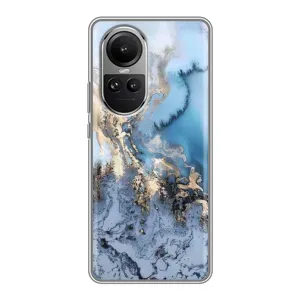 Мраморный чехол на Oppo Reno 10 (VPrint) (Нежный мрамор)