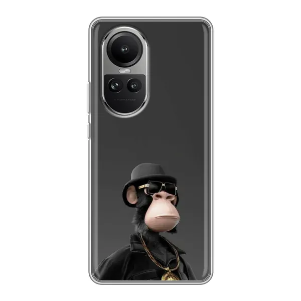 Чехол с принтом «Обезьяна NFT» для OPPO Reno 10 Чехол с принтом «Обезьяна NFT» для OPPO Reno 10