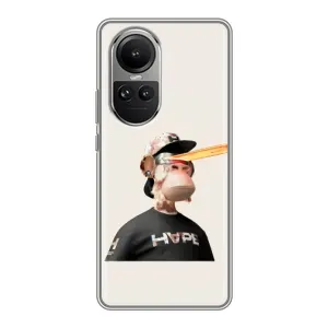 Чехлы с Обезьянами NFT для Oppo Reno 10 (AlphaPrint) (обезьяна NFT в очках)
