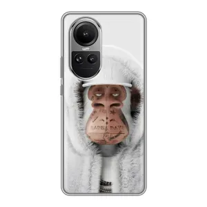 Чехлы с Обезьянами NFT для Oppo Reno 10 (AlphaPrint) (обезьяна NFT в тату)