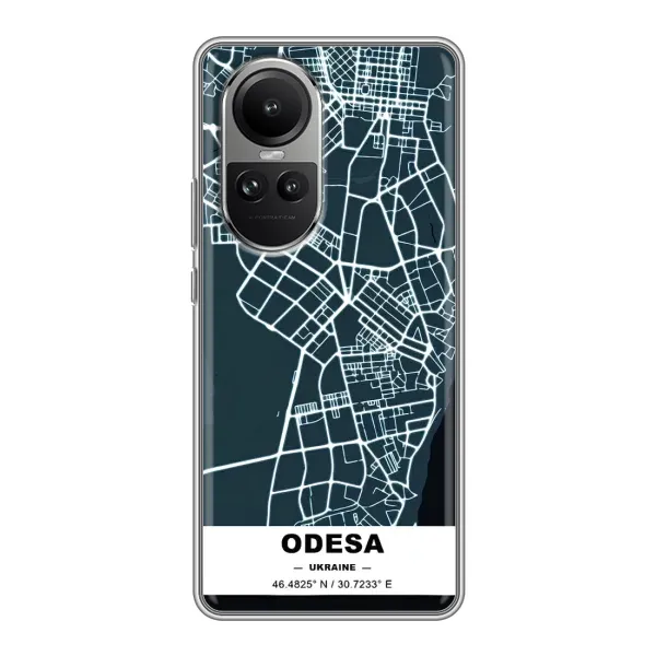 Чехол с принтом «Одесса» для OPPO Reno 10