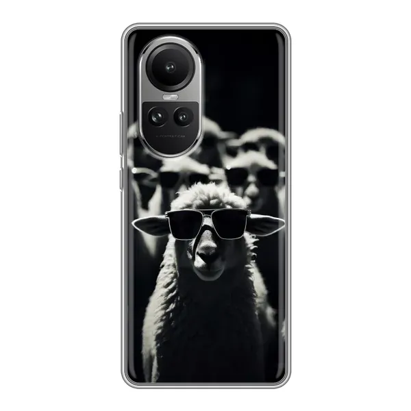 Чехол с принтом «Овечка в очках» для OPPO Reno 10 Чехол с принтом «Овечка в очках» для OPPO Reno 10