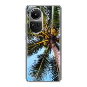 Силіконовий чохол з КАРТИНКАМИ літо для Oppo Reno 10 (AlphaPrint) (Пальма)