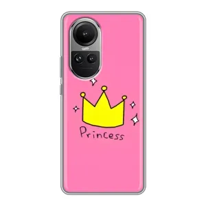 Чехол с картинкой (Стильные) для Оппо Рено 10 - (AlphaPrint) (Princess)