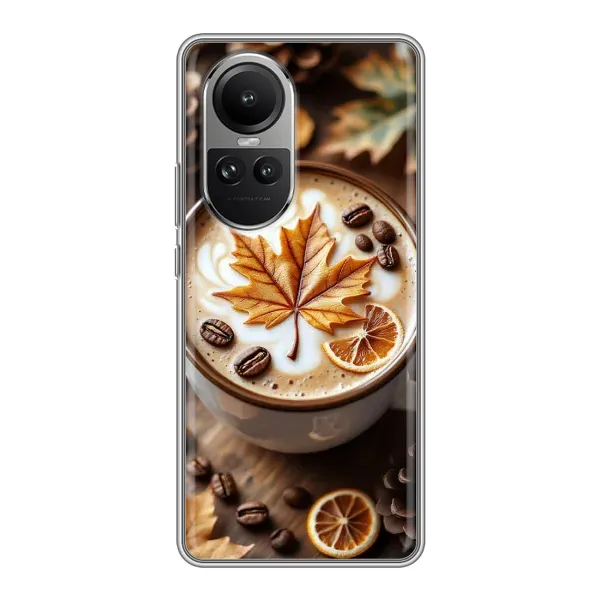 Чохол з принтом «Пряна кава» для OPPO Reno 10