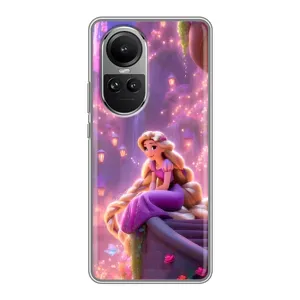 Чехол с принтом «Рапунцель в замке» для OPPO Reno 10