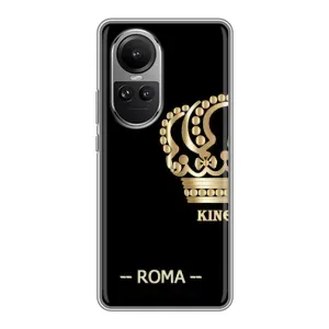Чехлы для Oppo Reno 10 (VPrint) - Футбольные клубы (Roma)