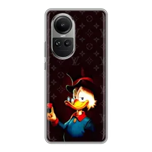 Чехлы для Oppo Reno 10 - Скрудж МакДак Louis Vuitton (PREMIUMPrint) (Скрудж с бриллиантом)