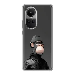 Чехлы с Обезьянами NFT для Oppo Reno 10 (AlphaPrint) (стильная обезьяна NFT)