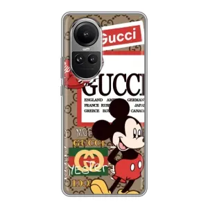 Чохол Disney Mouse Oppo Reno 10 (PREMIUMPrint) (Стильний Міккі)