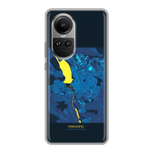 Чехол с принтом «Тернополь» для OPPO Reno 10