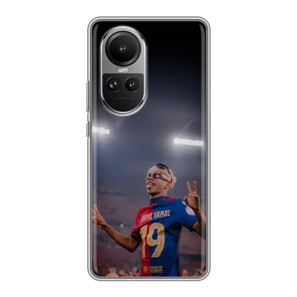 Чехол с принтом «Ямаль на стадионе» для OPPO Reno 10