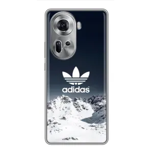 Чехлы Адидас для Oppo Reno 11 5G (AlphaPrint) (Адидас в горах)
