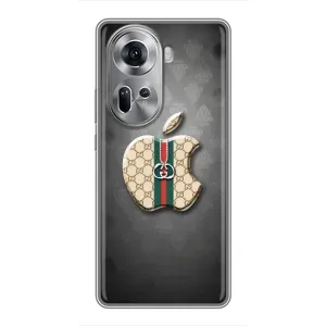 Чохли  GUCCI для OPPO Reno 11 5G (AlphaPrint) (Apple gucci)