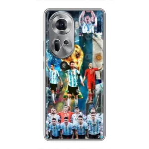Чехлы Месси для Oppo Reno 11 5G (AlphaPrint) (Аргентина Месси)