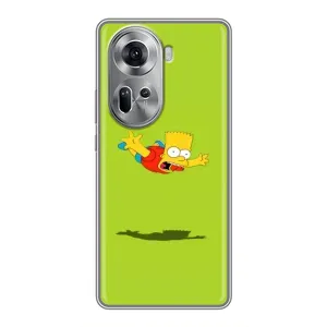 Чехол с Симпсонами для Oppo Reno 11 5G (VPrint)