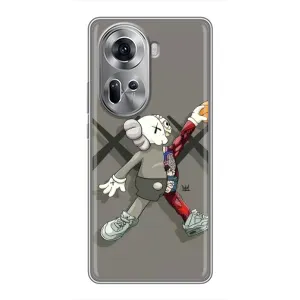 Чехлы для Oppo Reno 11 5G - Bearbrick Louis Vuitton (PREMIUMPrint) (Беарбрик Джордан)