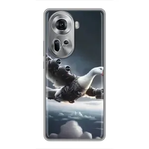 Чехол с мемом Тралалело тралала на Oppo Reno 11 5G (Бомбардини гусини)