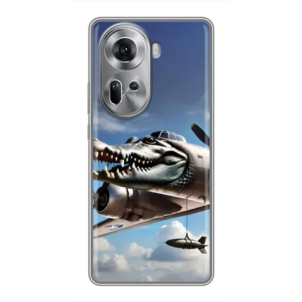 Чехол с принтом «Бомбардиро крокодило» для OPPO Reno 11 5G Чехол с принтом «Бомбардиро крокодило» для OPPO Reno 11 5G