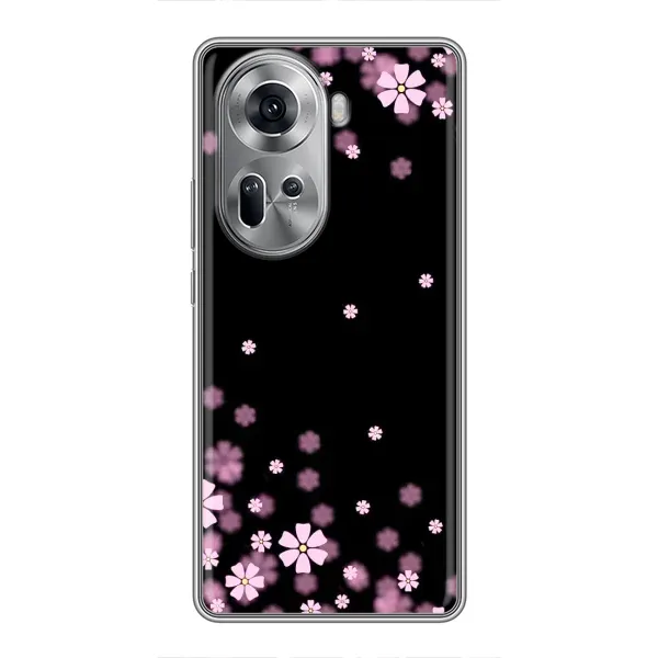 Чехол с принтом «Цветочки маленькие» для OPPO Reno 11 5G Чехол с принтом «Цветочки маленькие» для OPPO Reno 11 5G