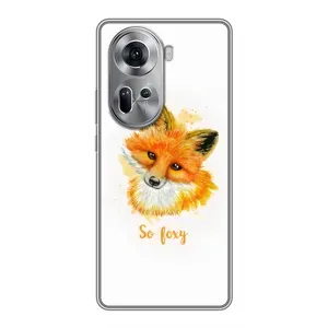 Чохли з картинкою Лисичка для Oppo Reno 11 5G (VPrint) (Дівчинка Лиса)
