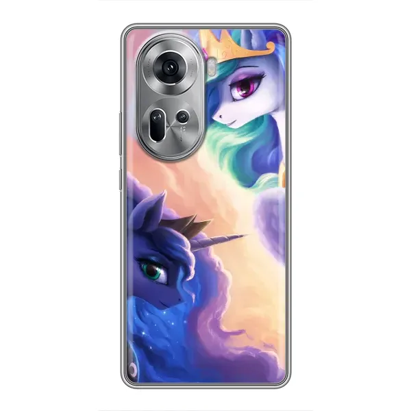 Чехол с принтом «Единорожки» для OPPO Reno 11 5G Чехол с принтом «Единорожки» для OPPO Reno 11 5G