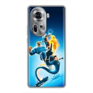 Чехол с принтом Фантастическая четверка для Oppo Reno 11 5G (Герои Фантастическая Четверка)