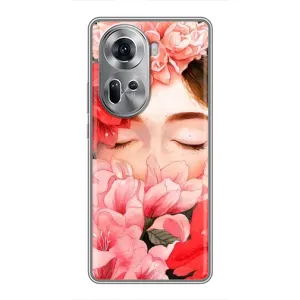 Чехлы (ART) Цветы на Oppo Reno 11 5G (VPrint) (Очі в квітах)