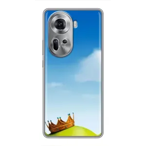 Чехол с мультфильмом Шрек на Oppo Reno 11 5G (Голова Шрека)