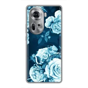 Чехлы (ART) Цветы на Oppo Reno 11 5G (VPrint) (Блактині бутони)