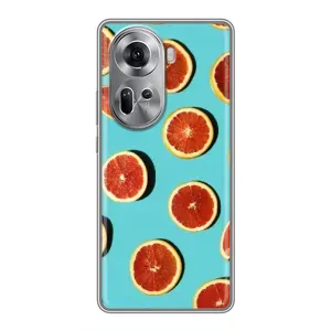 Чехлы с Фруктами для Oppo Reno 11 5G (VPrint) (Грейпфрут)