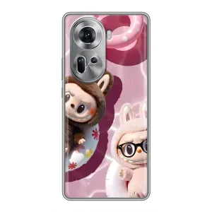 Чехол с Лабубу на Oppo Reno 11 5G (Игрушка Лабубу)