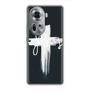 Християнські Чохли для Oppo Reno 11 5G (AlphaPrint) (Ісус)