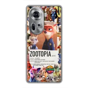 Чехол Зоотрополіс на Oppo Reno 11 5G (Постер Зверополис)