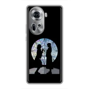 Чехлы Венсдей на Oppo Reno 11 5G Уэнсдей (AlphaPrint) (комната Уэнздей)