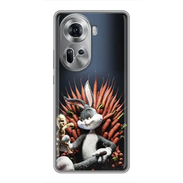 Чехол с принтом «Король Кролик» для OPPO Reno 11 5G