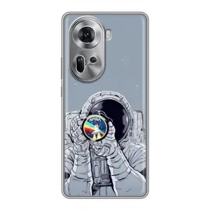 Чохол NASA для Oppo Reno 11 5G (AlphaPrint) (Космонавт фото)