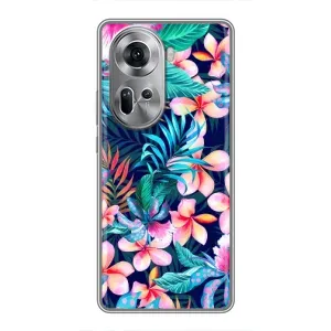 Чохол для OPPO Reno 11 5G - з принтом (Дизайнерські) (AlphaPrint) (Мальовничі квіти)