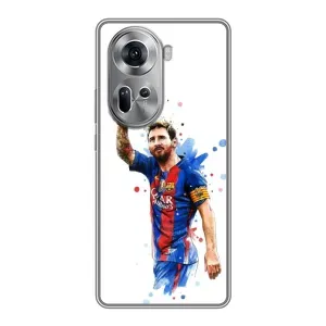 Чехлы Месси для Oppo Reno 11 5G (AlphaPrint) (Лео Месси)