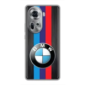 Чехол для Оппо Рено 11 5G - с принтом БМВ (AlphaPrint) (Лого BMW)