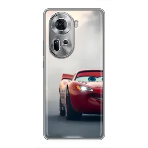 Силиконовый чехол Маквин для Oppo Reno 11 5G (Скоростной Маквин)