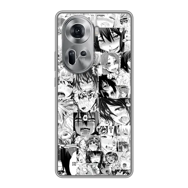 Чехол с принтом «Ahegao manga» для OPPO Reno 11 5G