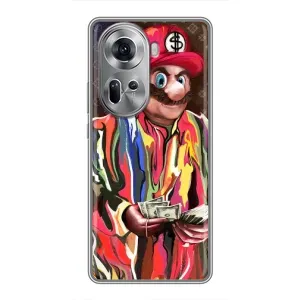Брендновые Чехлы для Oppo Reno 11 5G - (PREMIUMPrint) (Mario LV)