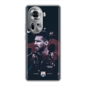 Чехлы Месси для Oppo Reno 11 5G (AlphaPrint) (Месси 10)
