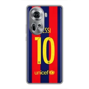 Чехлы Месси для Oppo Reno 11 5G (AlphaPrint) (Messi Barca 10)