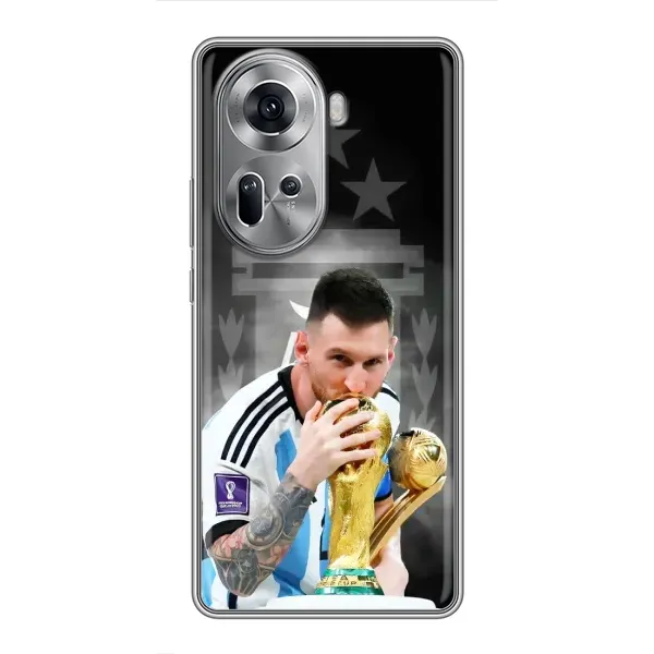 Чехол с принтом «Месси Чемпион» для OPPO Reno 11 5G