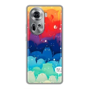 Чохол на OPPO Reno 11 5G з Котиками (VPrint) (Mew)