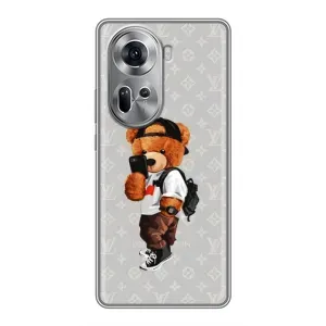 Брендновые Чехлы для Oppo Reno 11 5G - (PREMIUMPrint) (Мишка Луи)