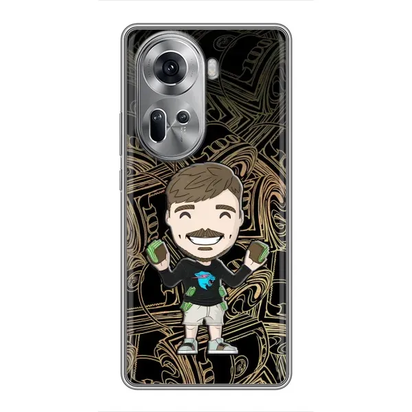 Чехол с принтом «Mister Beast» для OPPO Reno 11 5G